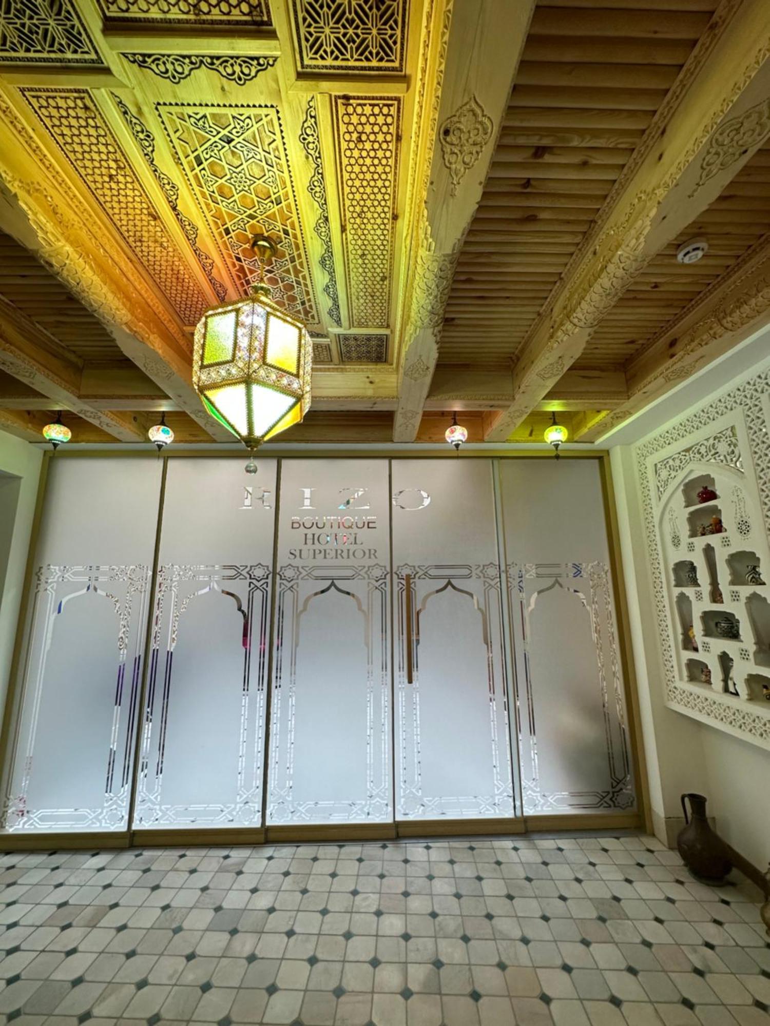Rizo Boutique Hotell Buchara Exteriör bild